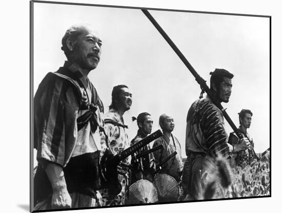 The Seven Samurai, (aka Shichinin No Samurai), 1954-null-Mounted Photo