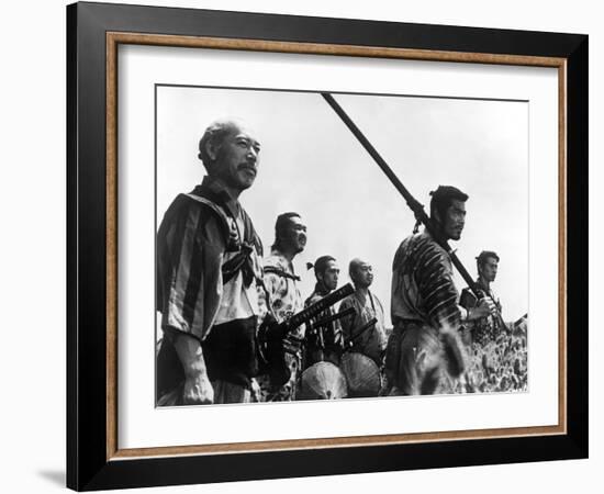 The Seven Samurai, (aka Shichinin No Samurai), 1954-null-Framed Premium Photographic Print