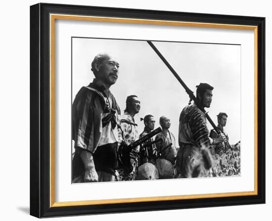 The Seven Samurai, (aka Shichinin No Samurai), 1954-null-Framed Premium Photographic Print