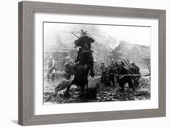 The Seven Samurai, (aka Shichinin No Samurai), 1954-null-Framed Premium Photographic Print