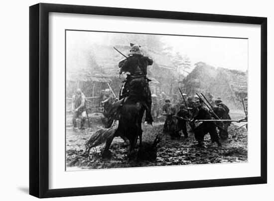 The Seven Samurai, (aka Shichinin No Samurai), 1954-null-Framed Premium Photographic Print