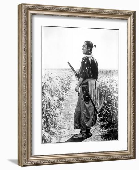 The Seven Samurai, (aka Shichinin No Samurai), Seiji Miyaguchi, 1954-null-Framed Photo