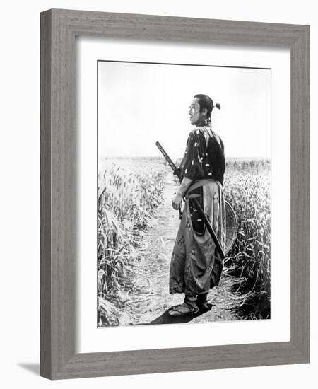 The Seven Samurai, (aka Shichinin No Samurai), Seiji Miyaguchi, 1954-null-Framed Photo