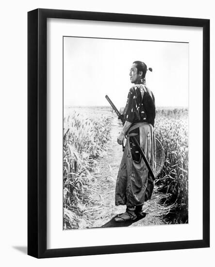 The Seven Samurai, (aka Shichinin No Samurai), Seiji Miyaguchi, 1954-null-Framed Premium Photographic Print