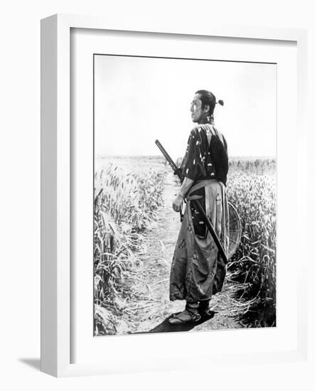 The Seven Samurai, (aka Shichinin No Samurai), Seiji Miyaguchi, 1954-null-Framed Premium Photographic Print