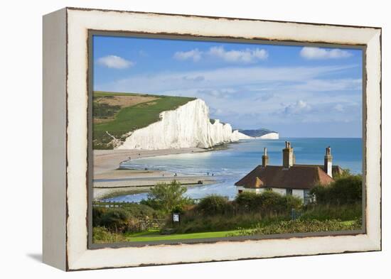 The Seven Sisters Cliffs-Neale Clark-Framed Premier Image Canvas