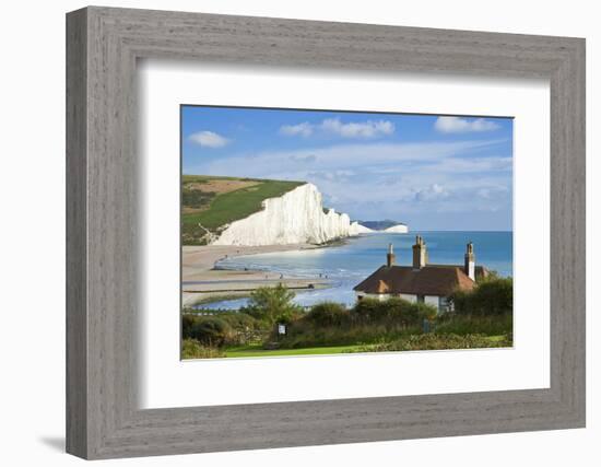 The Seven Sisters Cliffs-Neale Clark-Framed Photographic Print