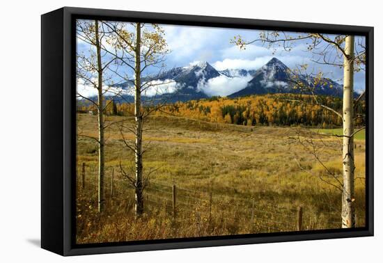 The Seven Sisters Mountains on B.C.'s Highway 16 Near Smithers-Richard Wright-Framed Premier Image Canvas