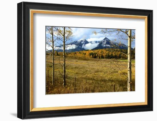 The Seven Sisters Mountains on B.C.'s Highway 16 Near Smithers-Richard Wright-Framed Photographic Print