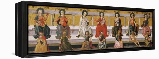 The Seven Virtues, C. 1450-Francesco Di Stefano Pesellino-Framed Premier Image Canvas