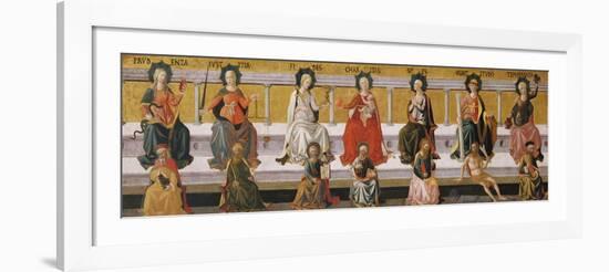 The Seven Virtues, C. 1450-Francesco Di Stefano Pesellino-Framed Giclee Print