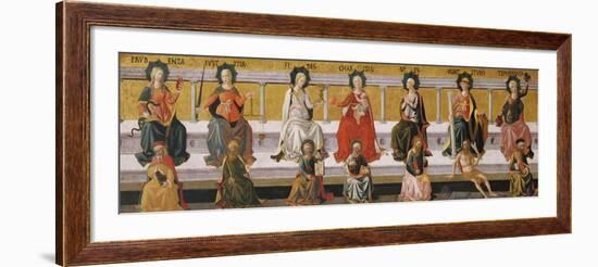 The Seven Virtues, C. 1450-Francesco Di Stefano Pesellino-Framed Giclee Print