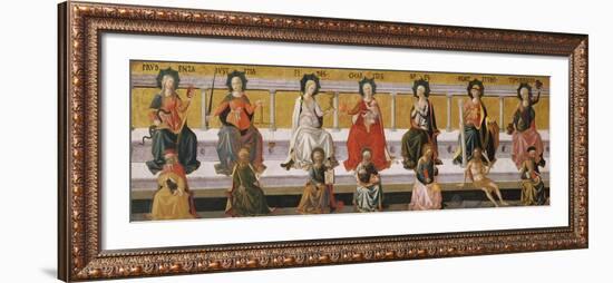 The Seven Virtues, C. 1450-Francesco Di Stefano Pesellino-Framed Giclee Print