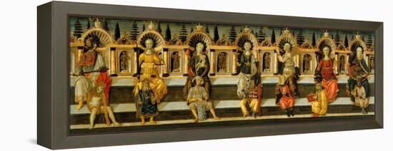 The Seven Virtues, C. 1467-1469-Antonfrancesco Guidi-Framed Premier Image Canvas