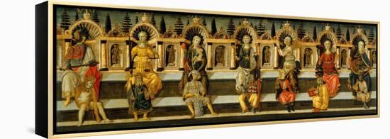 The Seven Virtues, C. 1467-1469-Antonfrancesco Guidi-Framed Premier Image Canvas