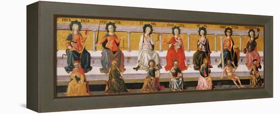 The Seven Virtues-Francesco Di Stefano Pesellino-Framed Premier Image Canvas