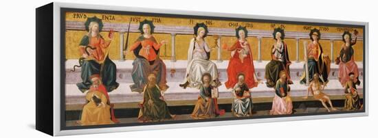 The Seven Virtues-Francesco Di Stefano Pesellino-Framed Premier Image Canvas