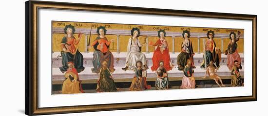 The Seven Virtues-Francesco Di Stefano Pesellino-Framed Giclee Print