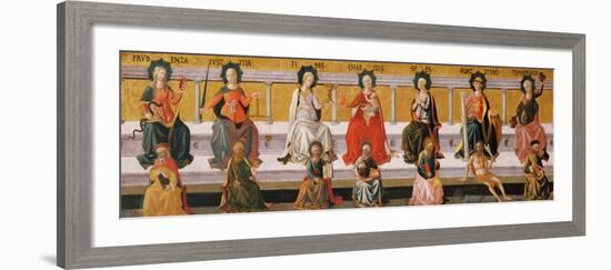 The Seven Virtues-Francesco Di Stefano Pesellino-Framed Giclee Print