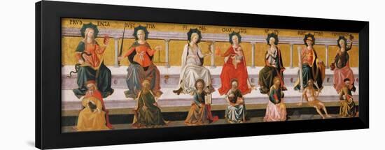 The Seven Virtues-Francesco Di Stefano Pesellino-Framed Giclee Print