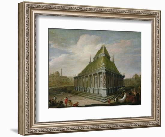 The Seven Wonders of the World: the Mausoleum at Halicarnassus-Wilhelm van Ehrenberg-Framed Premium Giclee Print