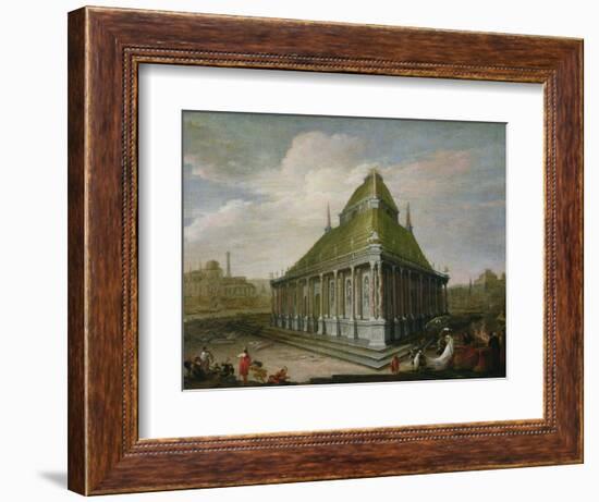 The Seven Wonders of the World: the Mausoleum at Halicarnassus-Wilhelm van Ehrenberg-Framed Premium Giclee Print