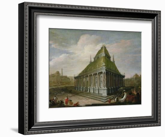 The Seven Wonders of the World: the Mausoleum at Halicarnassus-Wilhelm van Ehrenberg-Framed Premium Giclee Print