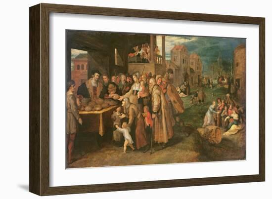 The Seven Works of Mercy, C.1606-16-Frans II Francken the Younger-Framed Giclee Print