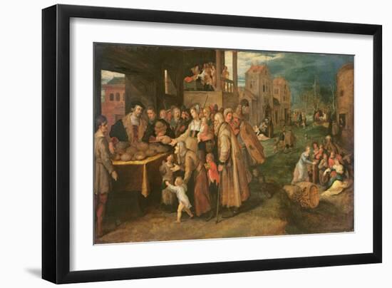 The Seven Works of Mercy, C.1606-16-Frans II Francken the Younger-Framed Giclee Print