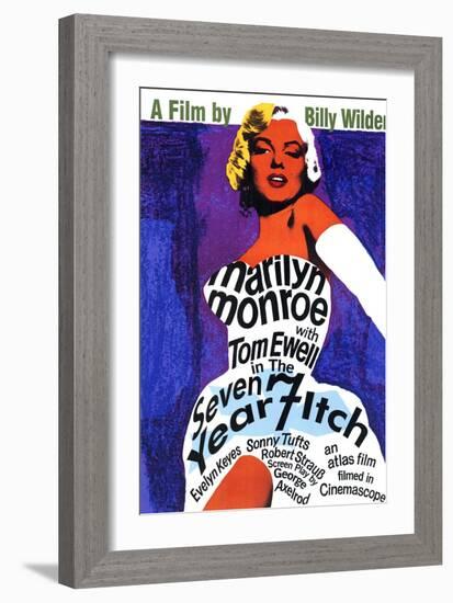 The Seven Year Itch, 1955-null-Framed Art Print