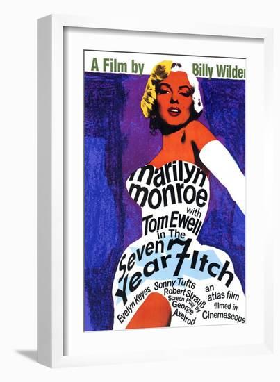 The Seven Year Itch, 1955-null-Framed Art Print