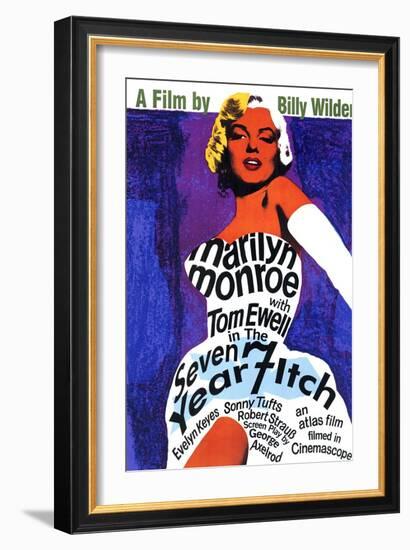 The Seven Year Itch, 1955-null-Framed Art Print