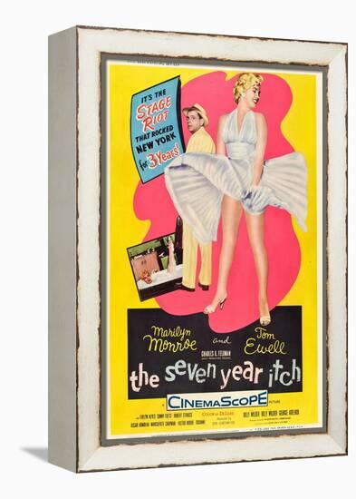 The Seven Year Itch, 1955-null-Framed Stretched Canvas