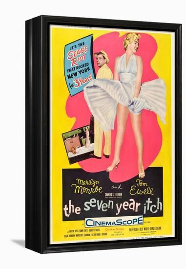 The Seven Year Itch, 1955-null-Framed Stretched Canvas