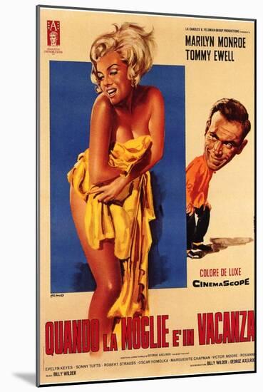 The Seven Year Itch, 1955-null-Mounted Art Print