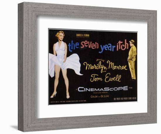 The Seven Year Itch, 1955-null-Framed Premium Giclee Print