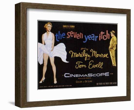 The Seven Year Itch, 1955-null-Framed Premium Giclee Print