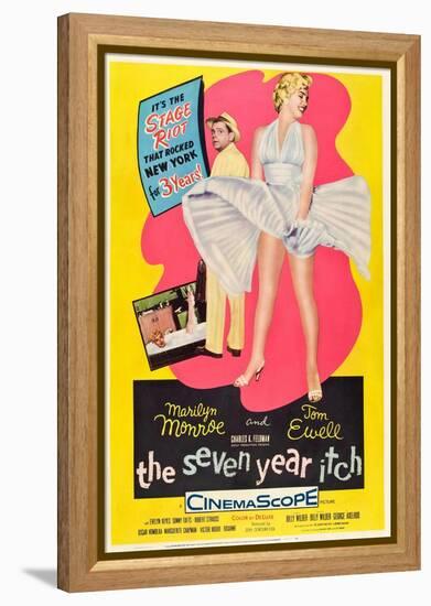 The Seven Year Itch, 1955-null-Framed Premier Image Canvas