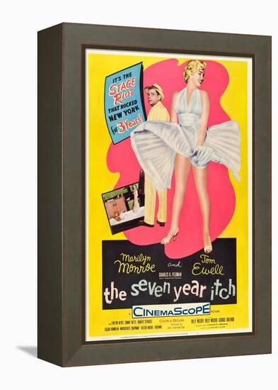 The Seven Year Itch, 1955-null-Framed Premier Image Canvas