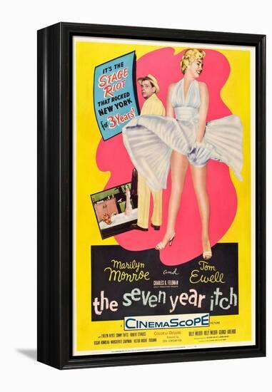 The Seven Year Itch, 1955-null-Framed Premier Image Canvas