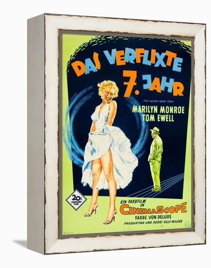 The Seven Year Itch, (aka Das Verflixte 7 Jahr), Marilyn Monroe, Tom Ewell, 1955-null-Framed Stretched Canvas