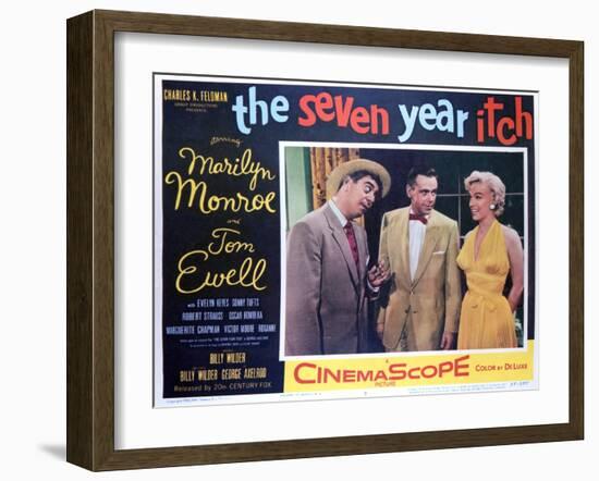 The Seven Year Itch - Lobby Card Reproduction-null-Framed Photo