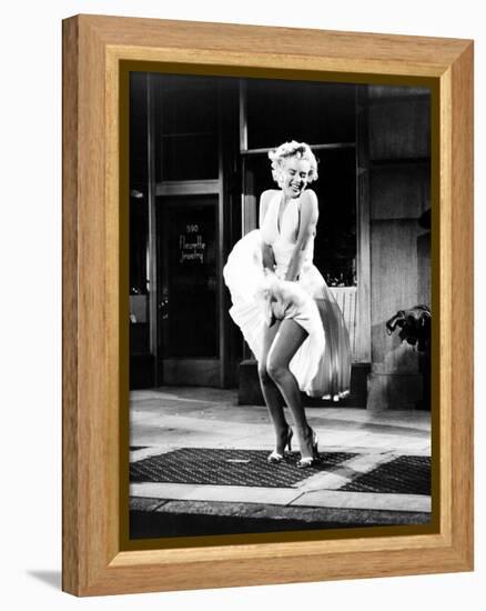 The Seven Year Itch, Marilyn Monroe, 1955-null-Framed Stretched Canvas