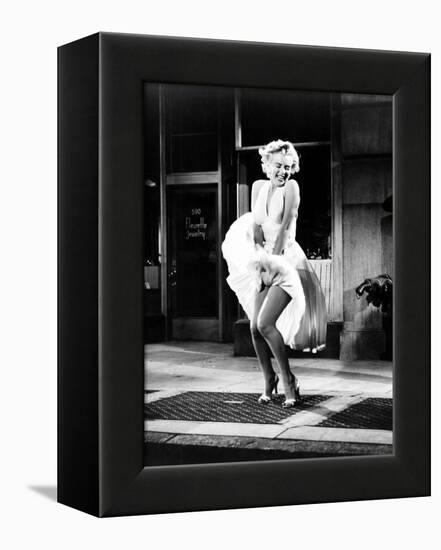 The Seven Year Itch, Marilyn Monroe, 1955-null-Framed Stretched Canvas