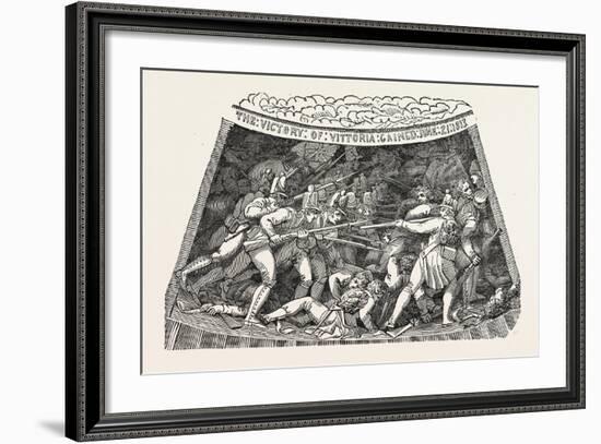 The Seventh Compartment of the Wellington Shield. the Wellington Shield 1820-null-Framed Giclee Print