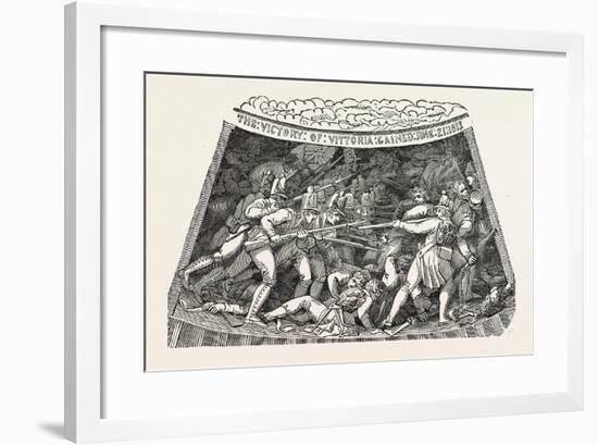 The Seventh Compartment of the Wellington Shield. the Wellington Shield 1820-null-Framed Giclee Print