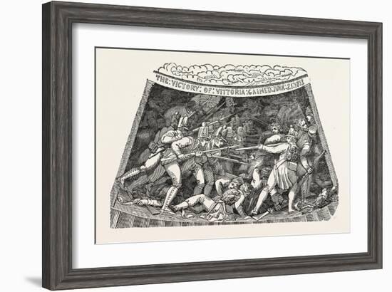 The Seventh Compartment of the Wellington Shield. the Wellington Shield 1820-null-Framed Giclee Print