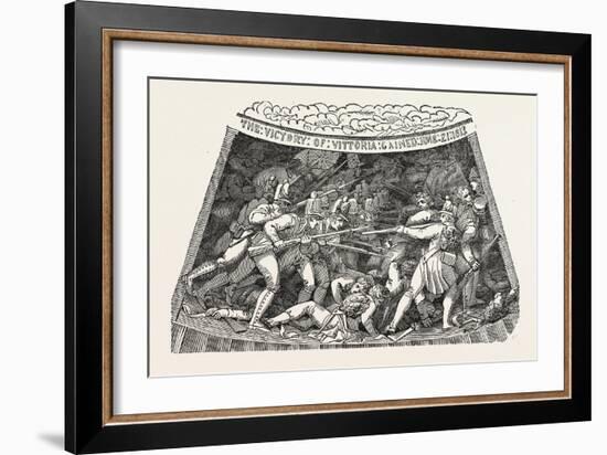 The Seventh Compartment of the Wellington Shield. the Wellington Shield 1820-null-Framed Giclee Print