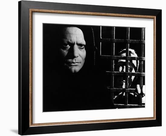 The Seventh Seal, Bengt Ekerot, Max Von Sydow, 1957-null-Framed Photo