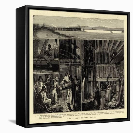 The Severn Tunnel Works-null-Framed Premier Image Canvas